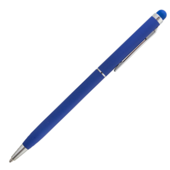 Ручка металлическая со стилусом STELA, зеркальный лого 11N01