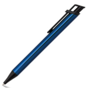 Ручка металлическая IDA с черним клипом 11N12