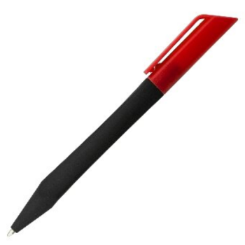 Ручка черная TRESA с цветным клипом