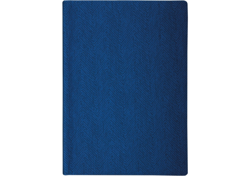 Щоденник недатований, Optima TWEED, кремовий блок, синій, клітинка, А5