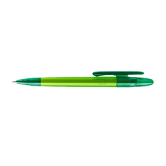 Ручка шариковая поворотная, корпус светло-зеленый