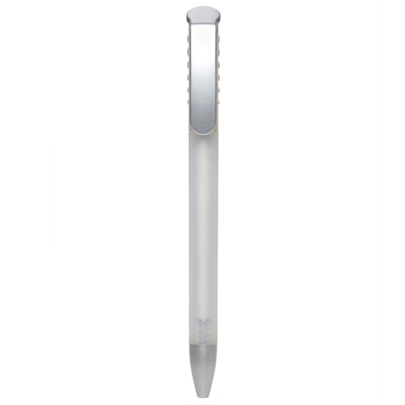 Ручка пластикова 'Top Spin Silver' (Ritter Pen) поворотна