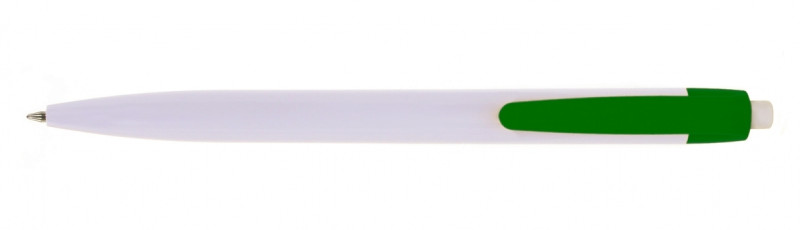 Ручка кулькова Economix promo MADRID. Корпус зелений, пише синім