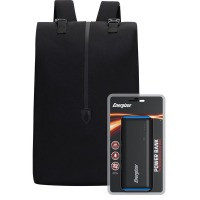 Backpack ENERGIZER EPB004 (Black) + powerbank UE10007 (Black)