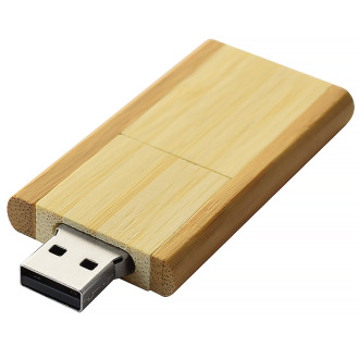 Деревянный USB флеш-накопитель, 16ГБ, бежевый цвет