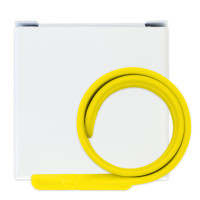Силиконовый USB флеш-накопитель Браслет, 64ГБ, желтый цвет