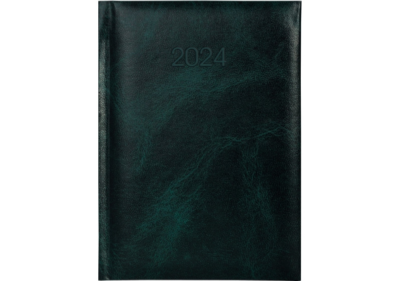 Щоденник датований 2024, PRIME, зелений, А5