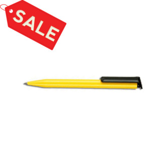 Ручка шариковая &quot;SUPER-HIT BASIC&quot;желто-черная (PMS7406/bk)
