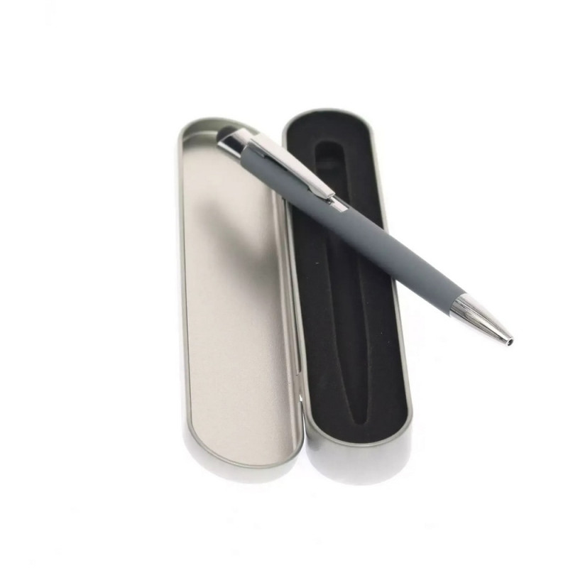 Ручка-стилус алюмінієва чорне чорнило