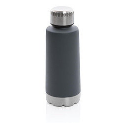 Бутылка для воды вакуумная из нержавеющей стали Trend, 350 мл, серый