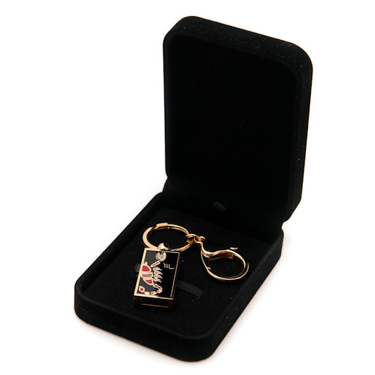 Ювелирный флеш-накопитель &quot;USB Скорпион&quot;, 16Гб, золотистый цвет