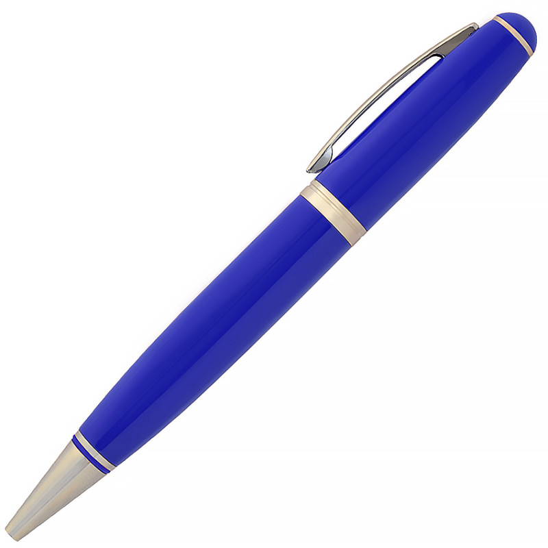 USB флеш-накопитель в виде Ручки, 32ГБ, синий цвет
