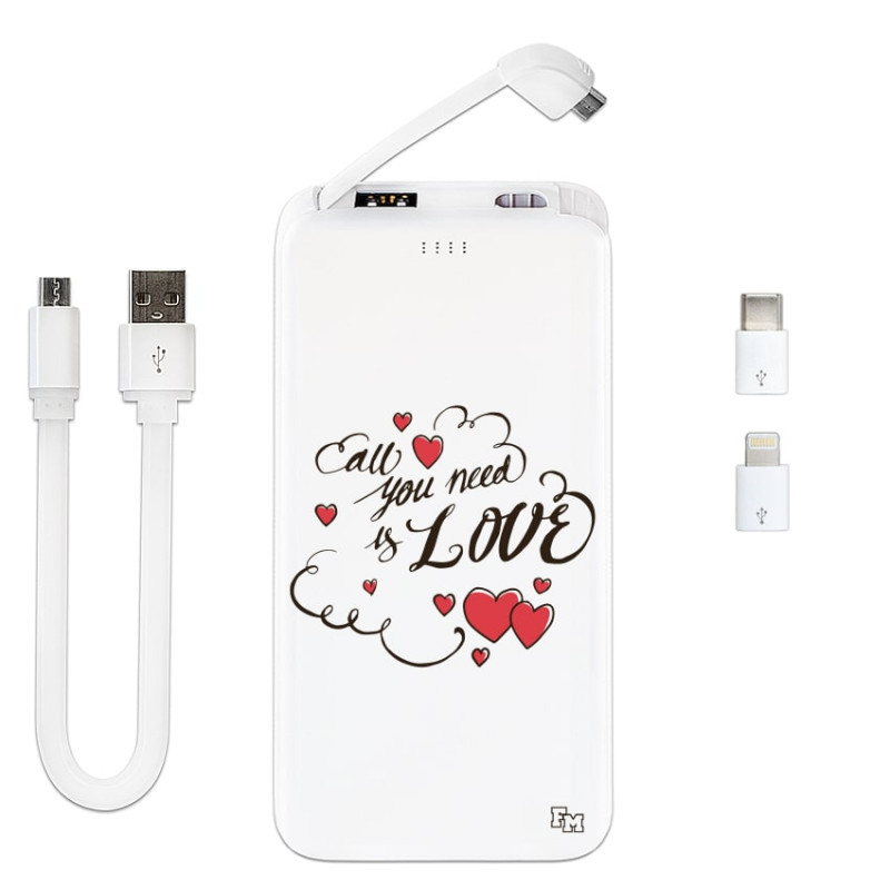 Power Bank Love Is All Around, 10000 мАч