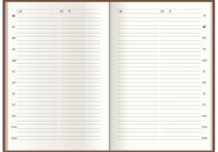 Щоденник датований 2024, NEBRASKA, т-синій, А5, без поролону