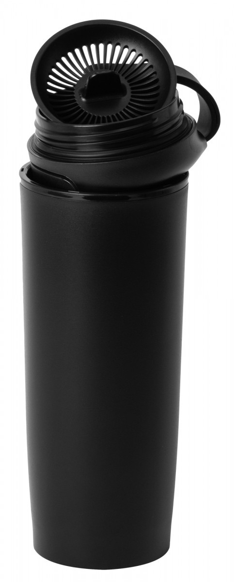 Термокружка пластикова з присоскою Optima PRIME 540 мл, чорна