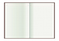 Щоденник датований 2024, NAMIB, зелений, А5, з гумкою без поролону