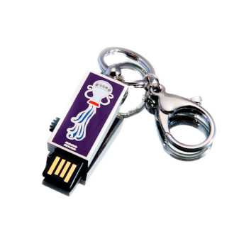 Ювелирный флеш-накопитель &quot;USB Водолей&quot;, 16Гб, серебристый цвет