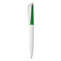 Ручка ALPHA бело-цветная треугольная