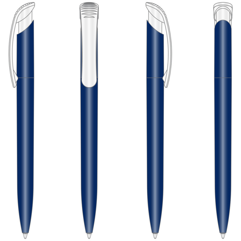 Ручка пластикова 'Clear' (Ritter Pen)