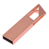 Металлический USB флеш-накопитель, 32ГБ, медный цвет