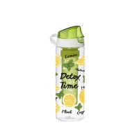Пляшка д/води пл. HEREVIN Lemon-Detox Time 0.75 л д/спорта с инфузером Display (161558-812)