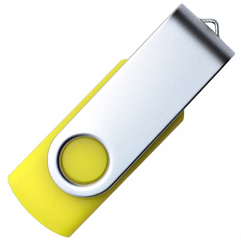 USB флеш-накопитель, 64МБ, желтый цвет