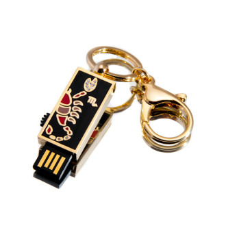 Ювелирный флеш-накопитель &quot;USB Скорпион&quot;, 16Гб, золотистый цвет