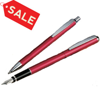 Набор &quot;Brilliant Line&quot; перьевая ручка+шариковая, красный, блистер