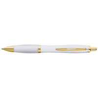 Ручка с золотистым клипом