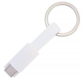 USB кабель Type C, 11 см, белый цвет