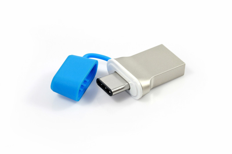 Флеш-накопичувач USB3.0 16Gb GOODRAM DualDrive C Blue bulk