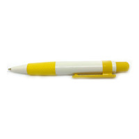 Ручка шариковая &quot;Mini Big&quot; бело-желтая