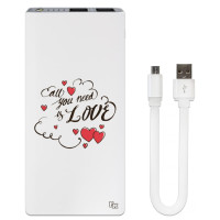 Power Bank Love Is All Around, 7500 мАч
