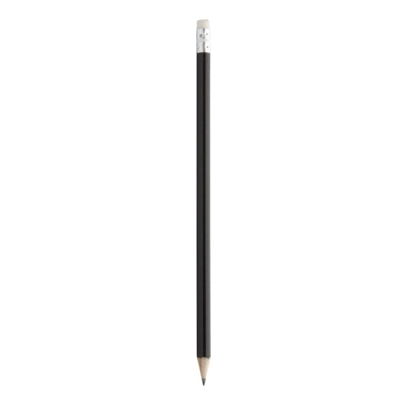 Олівець дерев'яний простий з гумкою