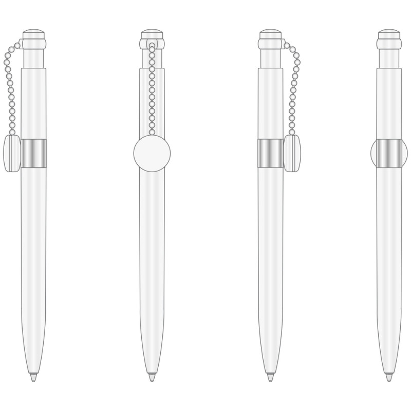 Ручка пластикова 'Pin Pen' (Ritter Pen)