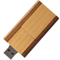 Деревянный USB флеш-накопитель, 8ГБ, коричневый цвет
