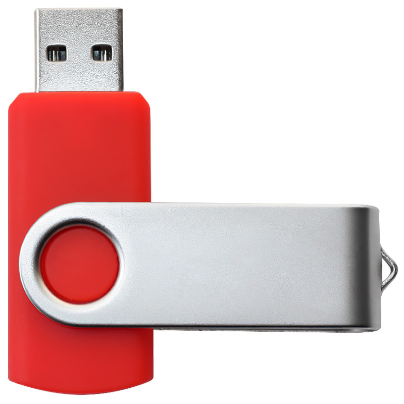 USB флеш-накопитель, 64МБ, красный цвет