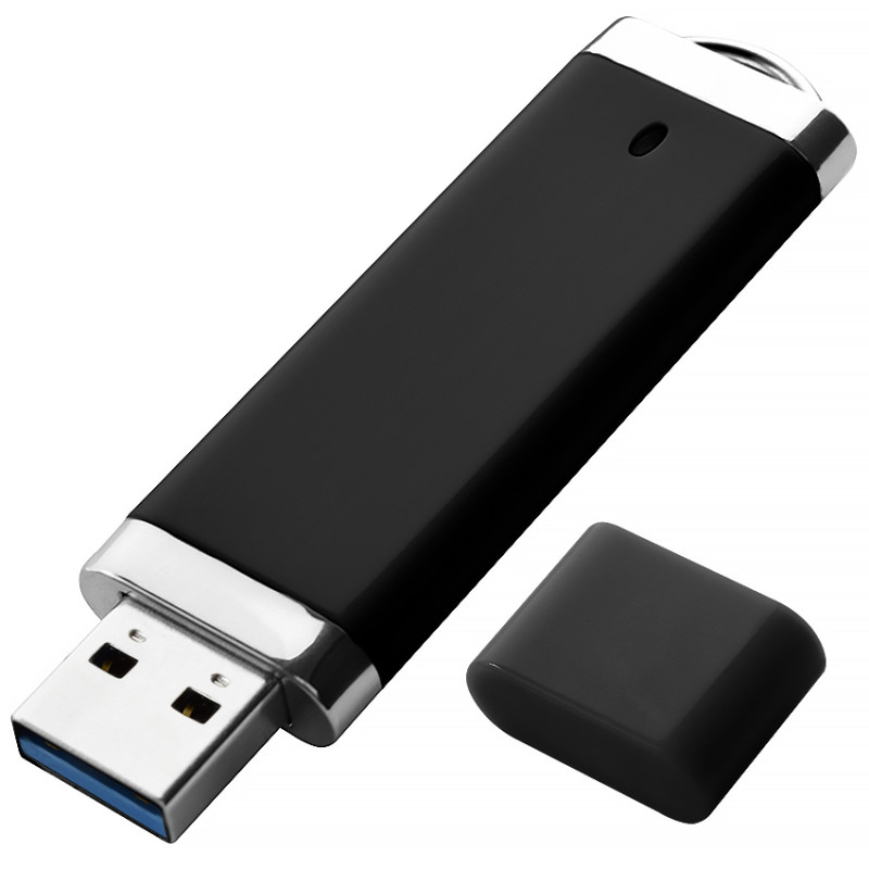 USB 3.0 флеш-накопитель, 64ГБ, черный цвет