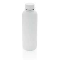 Бутылка для воды Impact RCS из переработанной нержавеющей стали, 500 мл, белая