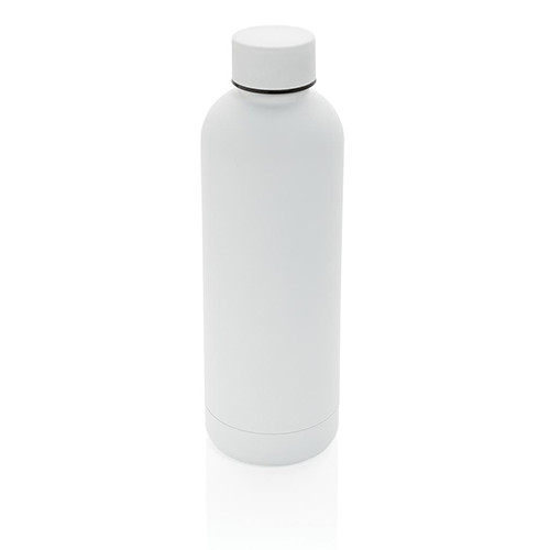 Бутылка для воды Impact RCS из переработанной нержавеющей стали, 500 мл, белая