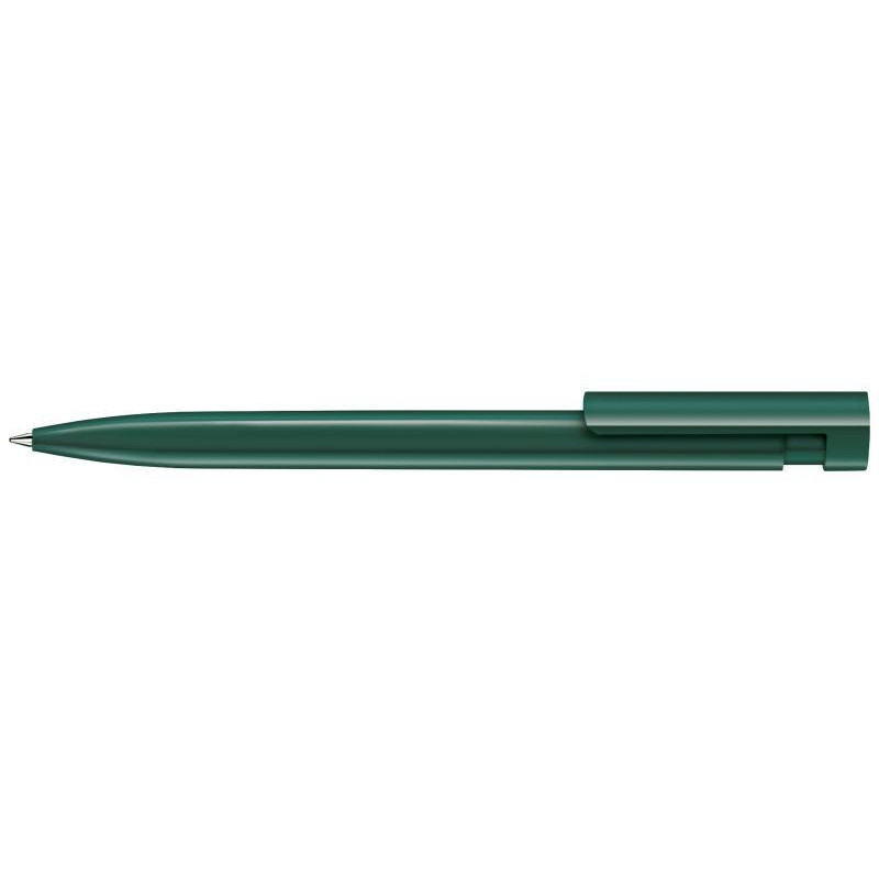 Ручка шариковая Liberty Polished  пластик, корпус темно-зеленый  7484