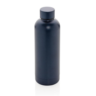 Бутылка для воды Impact RCS из переработанной нержавеющей стали, 500 мл, синяя