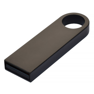 Металлический USB флеш-накопитель, 32ГБ, черный цвет