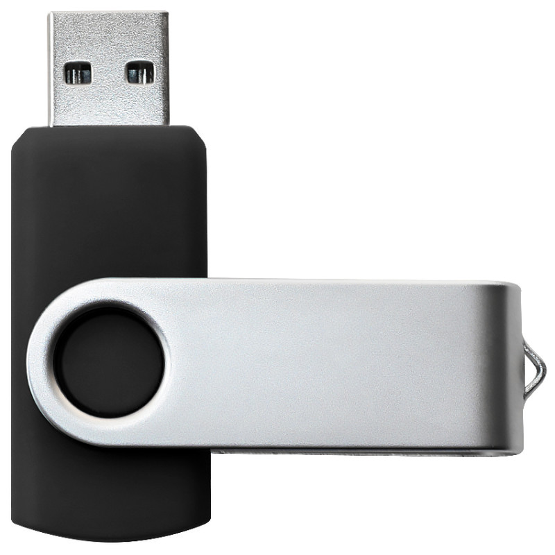 USB флеш-накопитель, 16ГБ, черный цвет