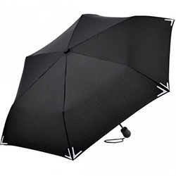 зонт мини &quot;FARE® Safebrella&quot; LED черный ф98см