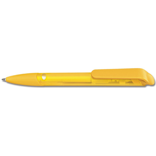 Ручка шариковая &quot;AKZENTO ICY&quot; проз.-желтый (PMS1225/7406)