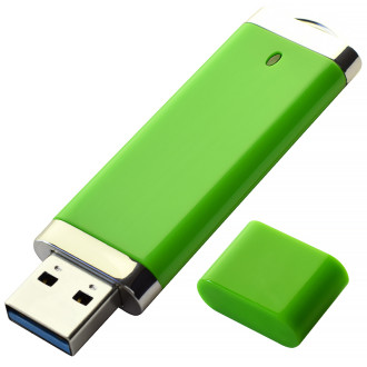 USB 3.0 флеш-накопитель, 64ГБ, зеленый цвет