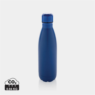 Бутылка для воды Eureka из переработанной стали, 500 мл, синяя