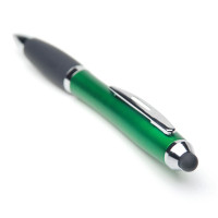 Ручка-стилус пластикова поворотна чорне чорнило