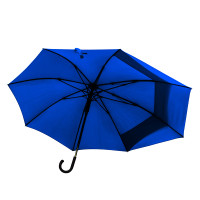 Зонт-трость полуатомат BACSAFE, удлиненная задняя секция
